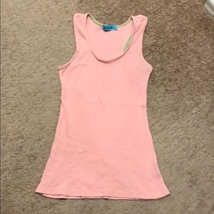 Nicole Marie Racerback Tank. 100% cotton. Size M